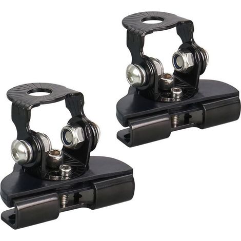 Supports de barre lumineuse LED, supports de montage pour phares LED, résistants à la corrosion, pince en alliage d'aluminium pour phares/plaques d'immatriculation, pour la plupart des voitures, camio (1/4)