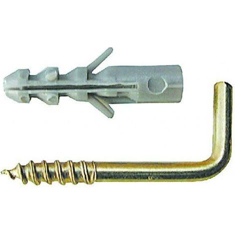 Appendiquadri Con Tasselli Rampino Ottonato Con Tassello 4 Mm 10 Pz (1/3)