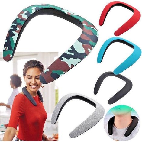 Trade Shop - Bluetooth Soundgear Tragbarer Stereo-Halslautsprecher, TF, MP3 - (1/5)