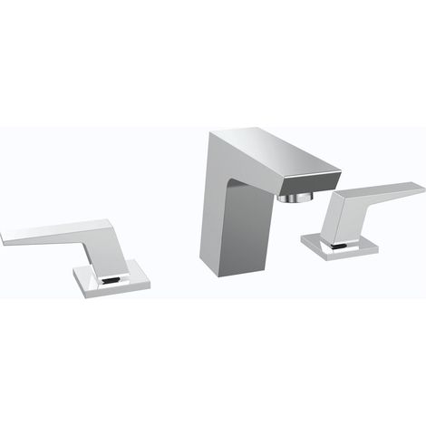 Bristan Sail Chrome 3 Tap Hole Basin Mixer Tap - SAI-3HBAS-C (1/3)