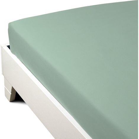 Drap Housse Coton – Drap Doux, Respirant et Durable, Lavable, disponible en 90x200, 130x200 et 180x200 cm - Linge de Lit (1/2)