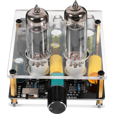 Préampli à Lampes Léger et Facile à Installer Ampli Phono pour Platine Vinyle pour Systèmes et Décoration Moderne (1/5)