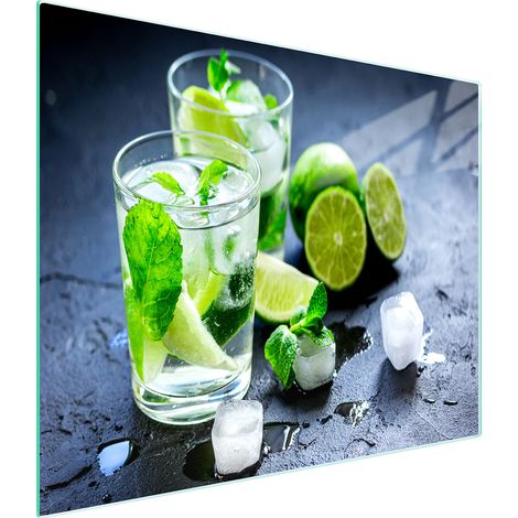 Glasschneidebrett 52x30 Limette (1/5)