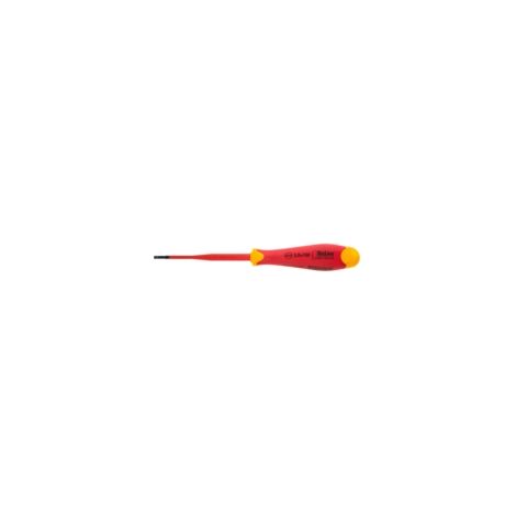 tournevis 1000v - plat - 3 x 100 - bizline - i-slim