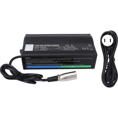 Chargeur de batterie pour véhicules électriques, fauteuils roulants, accessoires pour fauteuils roulants, tension réglable 115/230 V, prise américaine, YMMR (1/5)