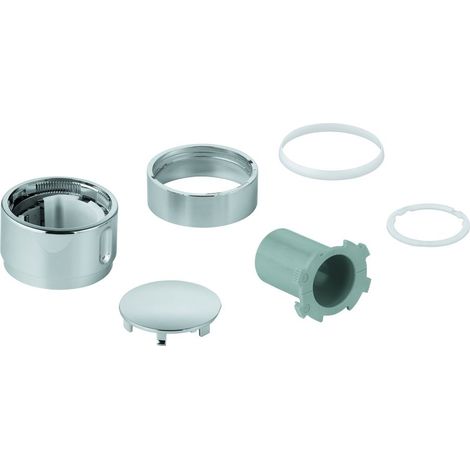 Grohe Temperaturwählgriff für Grohtherm Fertigmontageset, Mattschwarz, 490822430 (1/2)