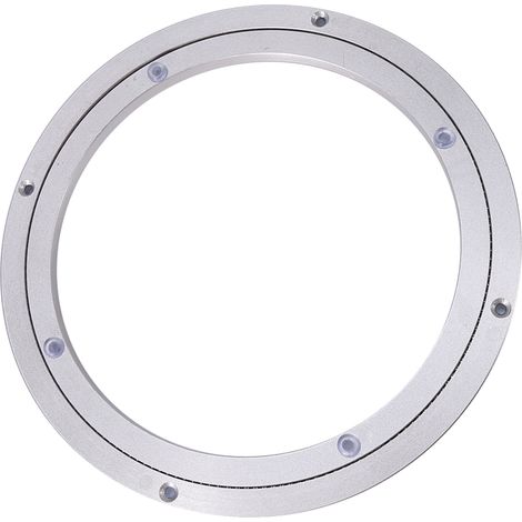 Plateau tournant en alliage d'aluminium robuste pour table ronde de salle à manger (1/5)
