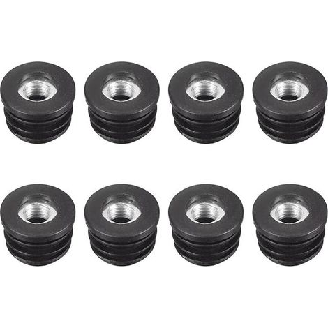 Round Tube Inserts M8 Thread 22mm OD (1/5)