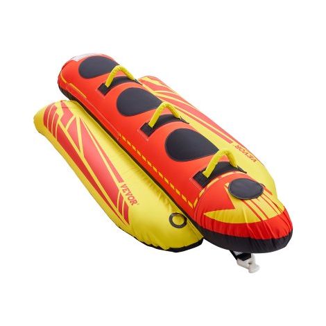Bouée Tractée Gonflable pour Tubing Bateaux Forme Hot Dog (1/5)