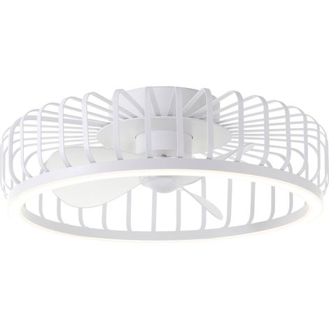 Brilliant LED Deckenventilator Capo Ø 48 cm 36 W weiß Deckenlampen & Kronleuchter
