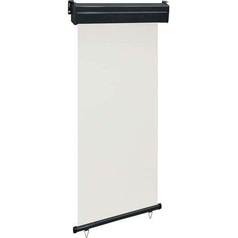 vidaXL Toldo lateral de balcón color crema 105x250 cm (1/5)