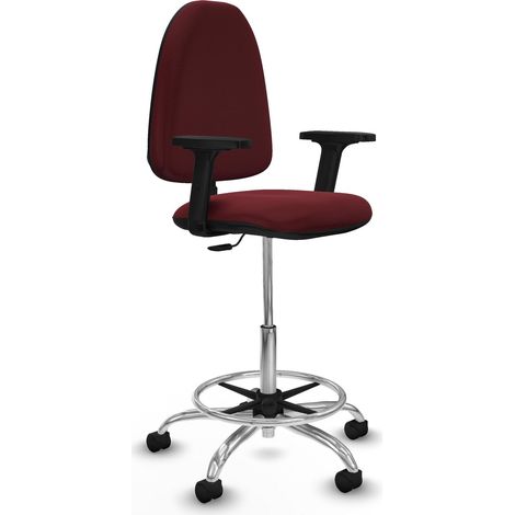 Piqueras y Crespo B2D05RN Silla de Oficina Granate (1/3)