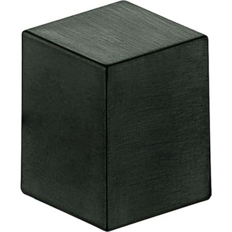 Umstellknopf 48128 hard graphite gebürstet (1/2)