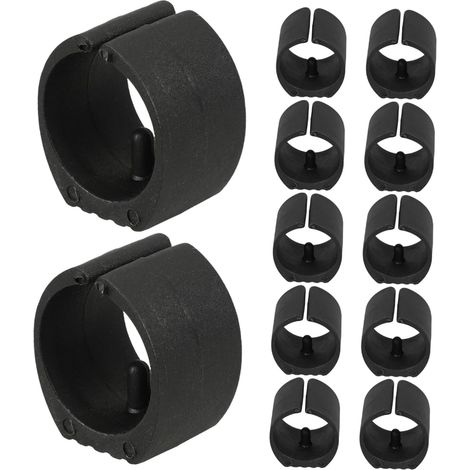 Lot de 12 protections de pieds de chaise en plastique, couvre-pieds (1/5)