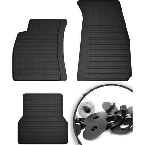 Gummimatten + Stopper für: Audi A4 B6 Limousine, Kombi, Cabrio, Avant (2001-2004)