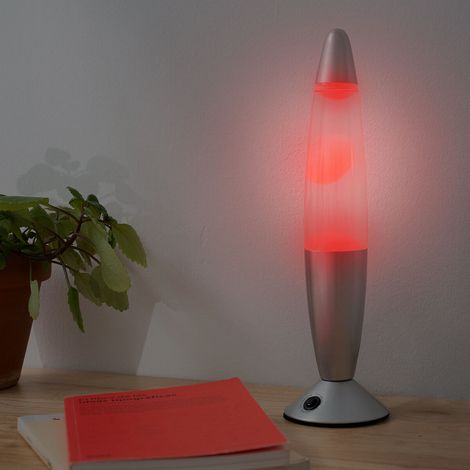 Innovagoods Kolemp Lampada lava LED multicolore argento (1/5)