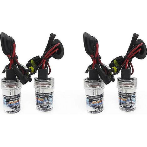 4 Stück H8/h9/h11 Hid Xenon Ersatzbirne 35 W Scheinwerferlampe Licht-5000 K & 6000 K Lampe (1/4)