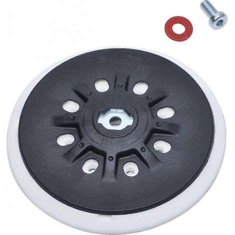 Plateau de ponçage à 8 trous de 150 mm (6 pouces) compatible avec les ponceuses orbitales Bosch Festol ETS 150 et ETS EC 150 (1/5)