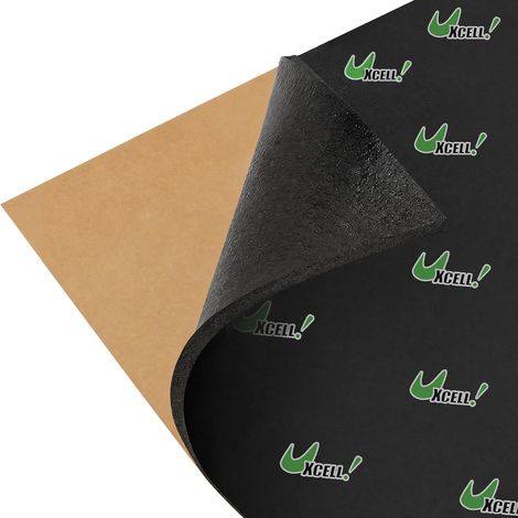 Self-Adhesive Noise Cancelling Foam 8 mm Black for Car Insulation 60 x 100 cm, High Compressibility, Waterproof, Noise Reduction, For Roofs, Doors, Wheels, Boot, Shelf (1/5)