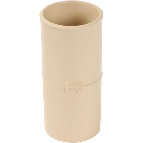 Nicoll – Manchon femelle-femelle 50 mm en PVC sable – Raccord pour gouttière – Remplacement emboîture – Certifié ISO9001 (1/4)