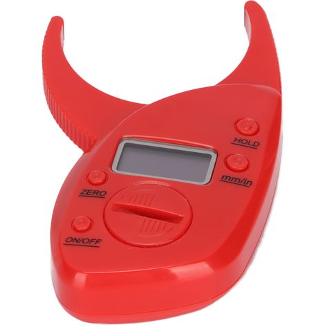 pinces à graisse numériques, pinces à graisse, instrument de mesure de la graisse, pinces à graisse cutanée, mesureur de graisse cutanée rouge (1/5)