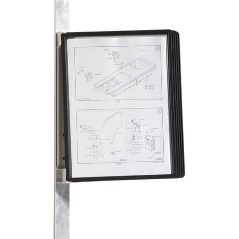 Infotafel mit magnetischem Wandhalter A4, 5 Stück Maße in mm (BxTxH): 360 x 260 x 325