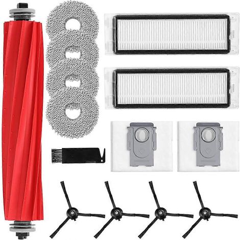 Pour Roborock Qrevo S – Qrevo Pro – Qrevo MaxV – Qrevo Plus pièce détachée Serpillière HEPA Filtre Main Side Brosse de remplacement Accessoires (1/5)