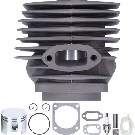 Kit cilindro, kit guarnizione pistone cilindro da 52 mm con cuscinetto candela in lega di alluminio, facile da installare per accessorio motosega Jonsered 630630 (1/4)