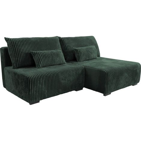 Sofá rinconero TrendyNest Fenestal, Tilia 39, Función de descanso, Almacenaje, 211x146x90cm, 0