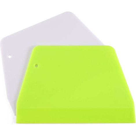Lot de 2 racloirs à pâte, polypropylène, vert/gris (1/5)
