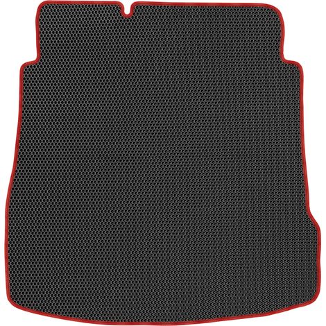 Tapis de coffre en EVA pour Audi A6 C5 Berline (1997-2004), revêtement alvéolé noir (1/5)