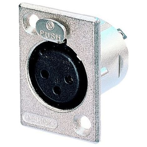 Base XLR Hembra 3Pin NC3FP1