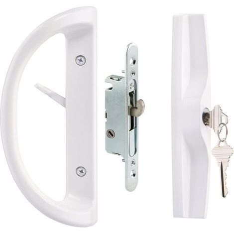 Fenêtre coulissante en aluminium avec serrure à poignée coulissante (1/5)