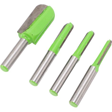 Set mit 4 tiefen 8-mm-Rundschaftfräsern, CNC-Fräse, Holzbearbeitung, Schnitzen und Fräsen, Hartmetallwerkzeug. (1/5)