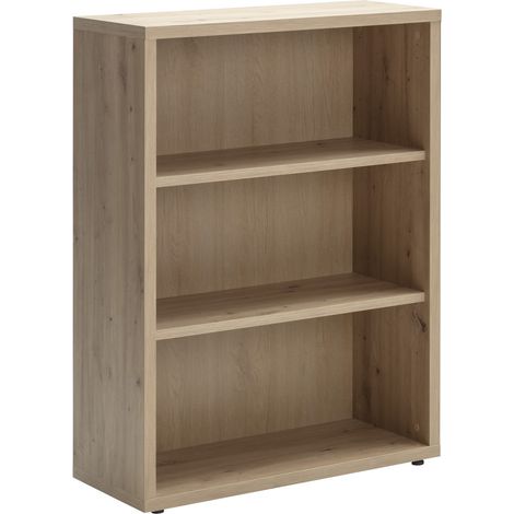 Librería Baja con 2 Estantes Ajustables - 111.90 cm x 81.60 cm x 35.70 cm (1/5)