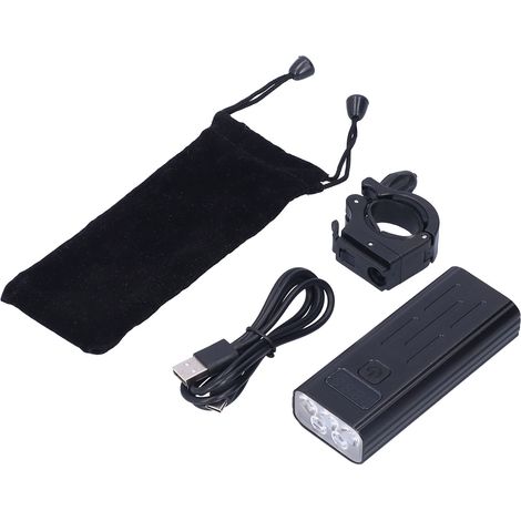 Éclairage vélo SW705 à 5 LED ultra-lumineuses, rechargeable par USB, pour hommes, femmes et enfants, idéal pour le vélo de route et de montagne.