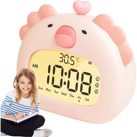 Réveil Lumineux - Lampe Réveil Rechargeable - Veilleuse Axolotl Créative 6 (1/5)