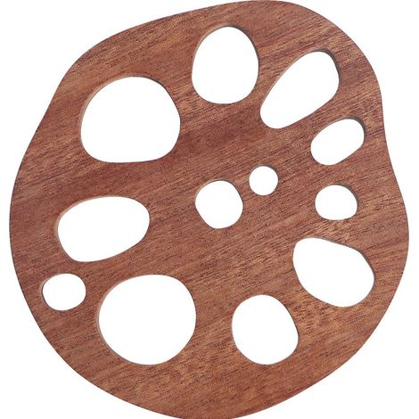 Lot de 2 dessous de verre en bois pour tasses à thé ou à café. (1/5)
