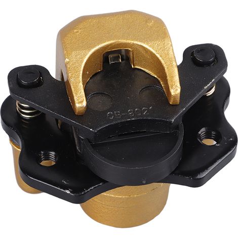 Étriers de frein avant et arrière en aluminium doré, pompe gauche, freinage stable, compatibles avec quads 4 roues de 110 à 250 cm3 (1/5)