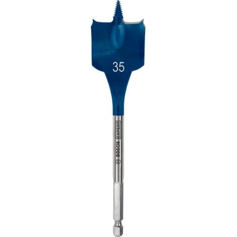Bosch 1x Brocas fresadoras planas EXPERT Self Cut Speed (para Madera blanda, Aglomerado, Ø 35,00 mm, Professional Accesorios Taladro) (1/5)