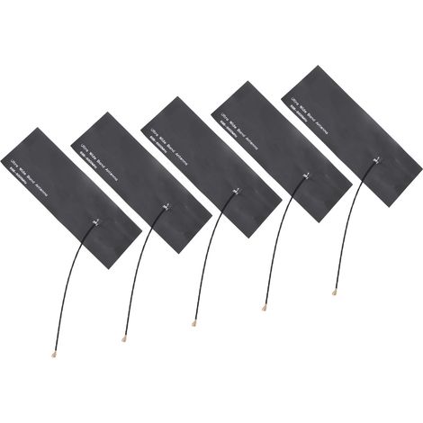 Antenne interne 4G/3G/GSM/NB/GPRS/5G (5 pièces) avec gain de stabilisation du signal de 15 dBi et antenne souple FPC