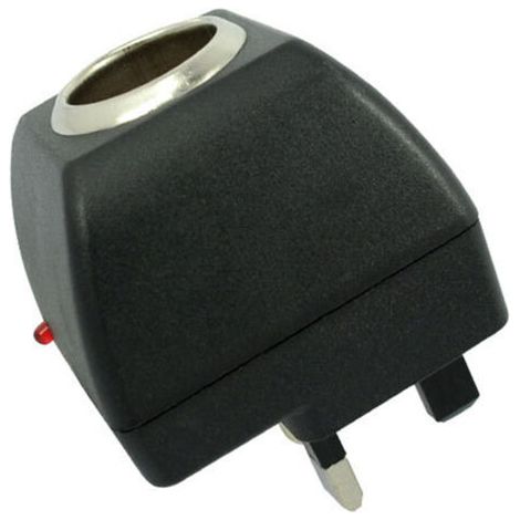 Adaptateur d'alimentation De Voiture, 220V à 12V Adaptateur De Prise Allume-Cigare, Adaptateur De Prise pour Onduleur Allume-Cigare, Convertisseur Tension d'alimentation pour Voiture (1/5)
