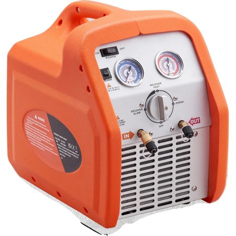Machine de récupération de réfrigérant, haute efficacité, design portable, 3 4 CV (1/2)
