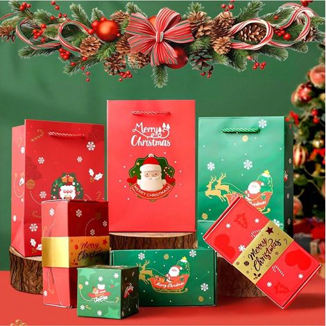 Coffret Cadeau Surprise - Boîte à Argent Pop-Up, Coffret Explosif pour Billet, Édition Noël, Boîte Surprise Festive, Lot de 10 Boîtes Cadeau Noël (1/5)
