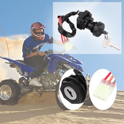 Interrupteur de Démarrage à 5 Fils et 5 Broches pour Moto 50‑250CC, Buggy, Kart et Quad (1/5)