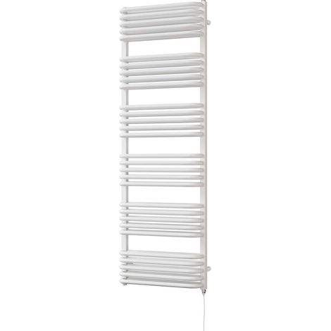 Crossmoor - White Electric Towel Rail H1533mm x W500mm 1200w Standard (1/2)