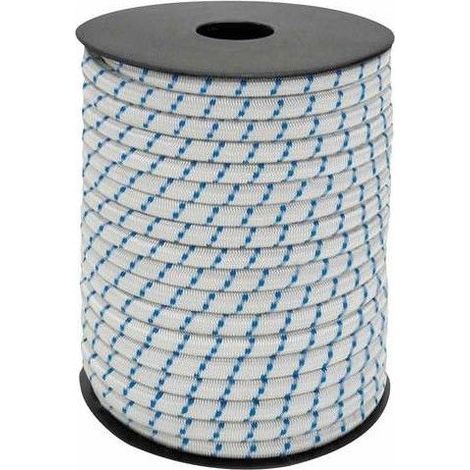 Corde élastique revêtue 6 mm Rouleau 100 mètres (1/2)