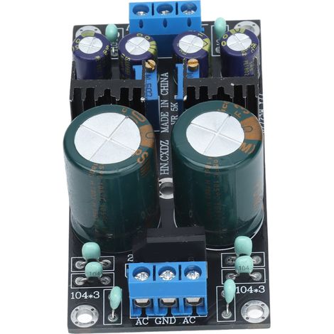 Module régulateur de tension ajustable pour carte d'alimentation : AC 10-24 V vers DC 1,25 V-30 V (LM317, LM337) (1/5)
