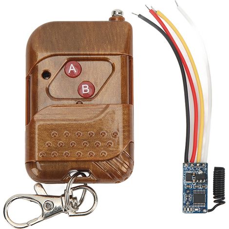 Mini interrupteur à commande à distance portable, taille compacte, coupure de batterie DC 3.5V-12V (1/5)