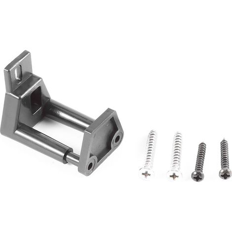 Quincaillerie murale de porte de grange coulissante avec guide de plancher inférieur en plastique de qualité supérieure et vis incluses (1/5)